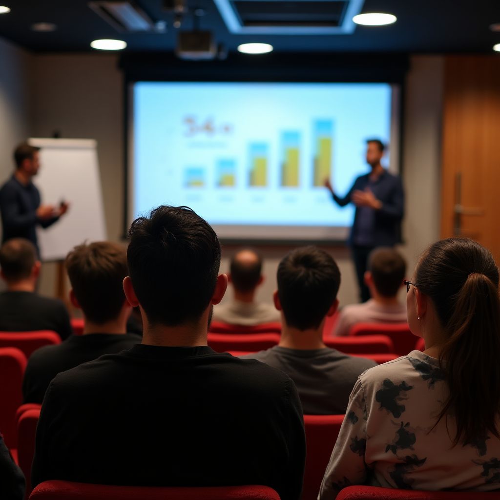 Fundadores de la organización en su primer taller