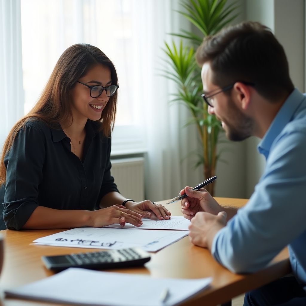 Sesión de terapia financiera