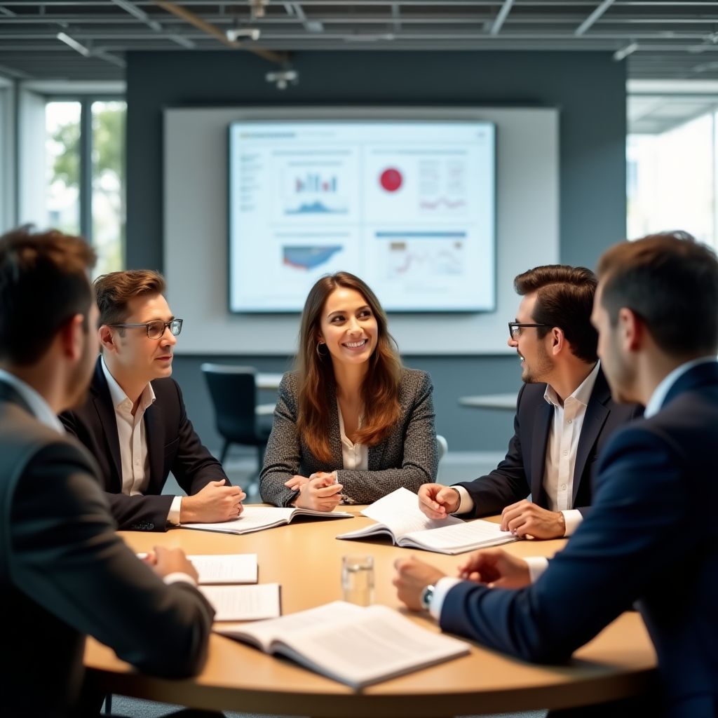 Equipo de profesionales en finanzas y psicología